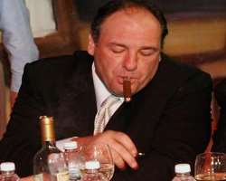 James Gandolfini smoking